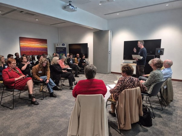 tackling WA’s gridlocked forensic mental healthcare system A room of people being addressed