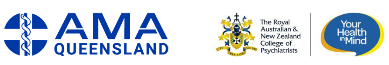 AMA QLD and RANZCP logo